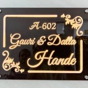 Glamorous nameplates for doors - ACRNP077L