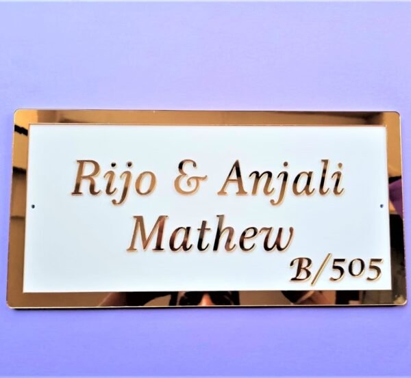 Glamorous nameplates for doors - ACRNP103