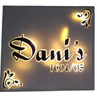 Glamorous nameplates for doors - ACRNP003L