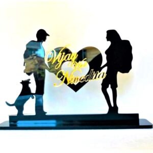 Acrylic Wall Art – Stunning Personalized Couple Name Decor (AWA-001)