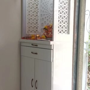 Premium Acrylic Mandir Jali – Exquisite Divine Backdrop for Home Temple (AMJ-002)