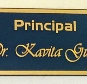 Desk Nameplate – Professional & High-Quality Principal Nameplate for Office & School (DN-002)